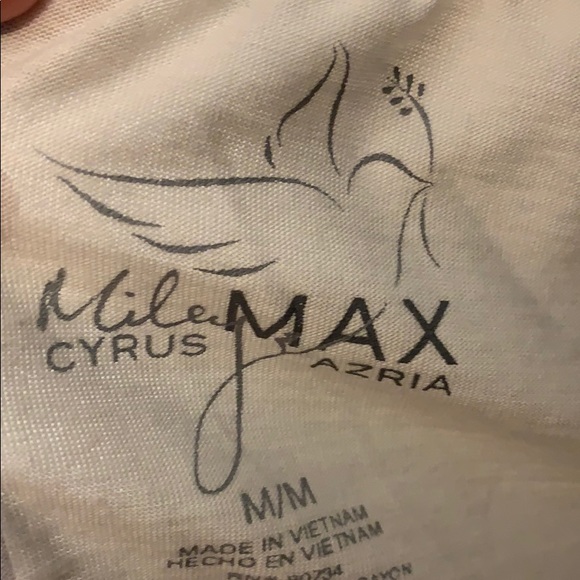 Max Azria x Miley Cyrus white halter top, M - Picture 3 of 4